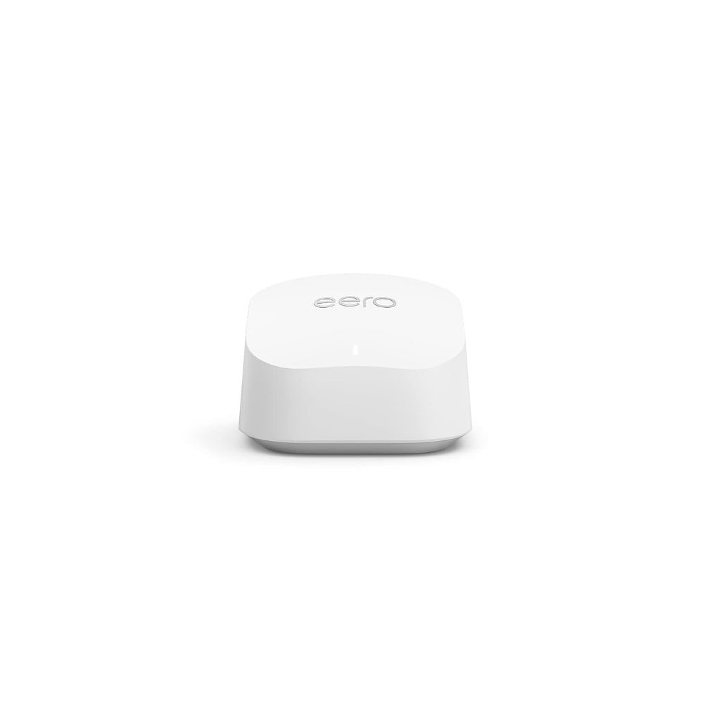 Like-New Amazon eero 6+ mesh wifi router - Supports internet plans up to a Gigabit, Coverage up to 1,500 sq. ft.