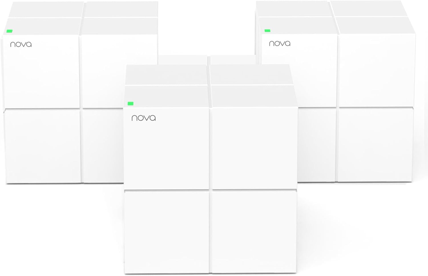 Nova MW6 Mesh WiFi System - AC1200 Whole Home WiFi Mesh Router for 3500 sq.ft Coverage - Dual-Band Gigabit Mesh