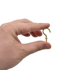 7/8 Inches 50Pcs Brass Plated Ceiling Hooks Cups Screw Hooks