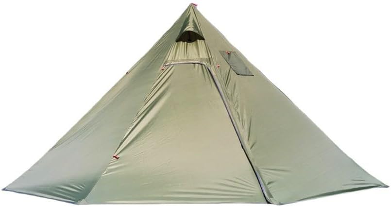 Lightweight Pyramid For Camping Tent Yurt Teepee With Fireproof Features And Ventilation For Safe Cooking Experience