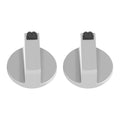 Gsycle 2PCS 6mm Range Replacement Knobs, Zinc Alloy Gas Stove Knobs Cooker Oven Cooktop Metal Switch Control for Home Kitchen
