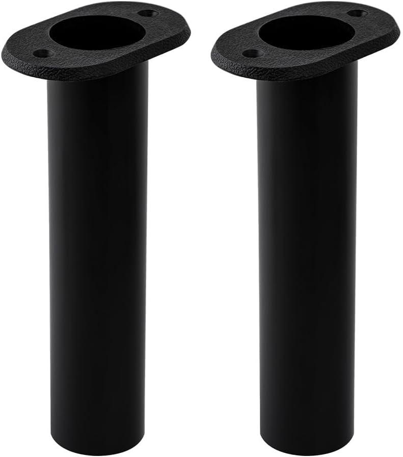 Fishing Rod Holder Plastic with UV 90 Degree Flush Mount 2PCS for Yacht and Boats