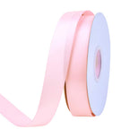 Light Pink Double Faced Satin Ribbon, 1 Inch Continuous 50 Yards