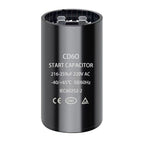 216-259 uf/MFD 220-250 VAC Round Start Capacitor ±20% 50/60 Hz CD60 Round Motor Well Pump Start Capacitor