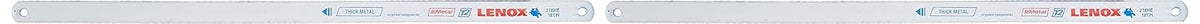 LENOX Tools Hacksaw Blade, 12-inch, 18 TPI, 2 Pack of 2 (20160T218HE)