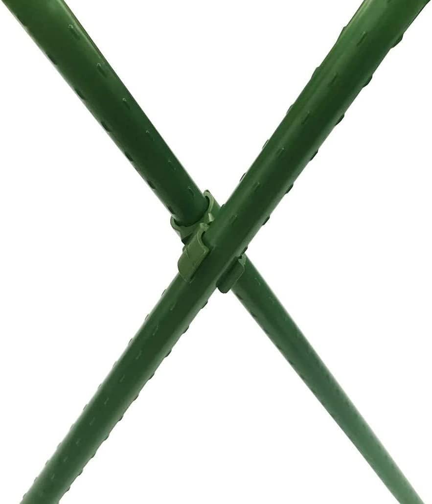 50X Plant Trellis Cane Connector, Climbing Rattan Stent Accessories Plant Connector Stake Clip for Garden Orchard