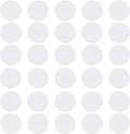 30 Pcs Sublimation Blank Aluminum Sheets, 1.18 Inch White Round Aluminum Disc, Aluminum Board Heat Transfer for