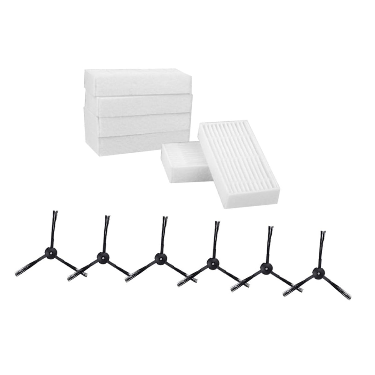 HOLIDYOYO 12 Pack Replacement Side Brushes for Robotic Vacuum Models