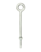 QWORK Eye Bolt with Nuts, 3/4'' x 12" Galvanized Eye Bolt, 4 Pack