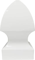 Gothic Fence Post Cap - 4" x 4" Vinyl, White