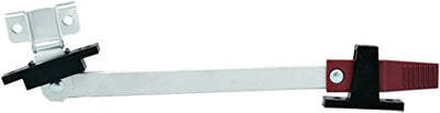013-242 Exit Window Latch, White , Black