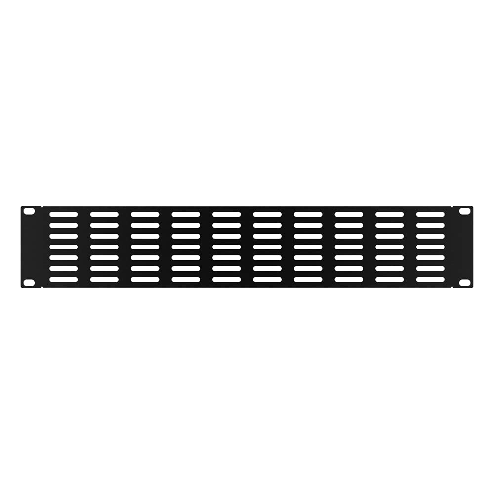 5 Pack 2U Vented Blank Panel-Steel Rack Mount Panel Spacer