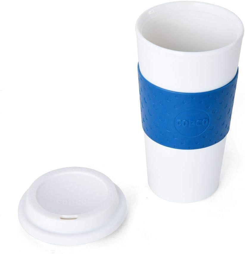 Acadia 16 oz Travel Mug - Insulated Reusable Coffee Tumbler with Double-Walled Plastic, Leak-Proof Lid, BPA-Free