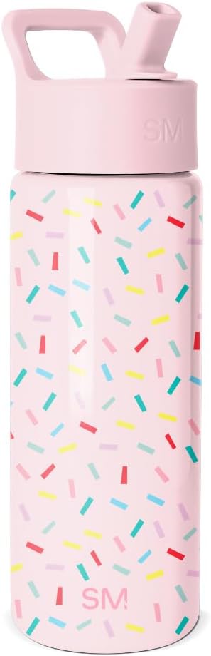 Kids Water Bottle & Toddler Cup | 18oz | Confetti | Insulated Stainless Steel Toddler Water Bottle, Kids Tumbler with