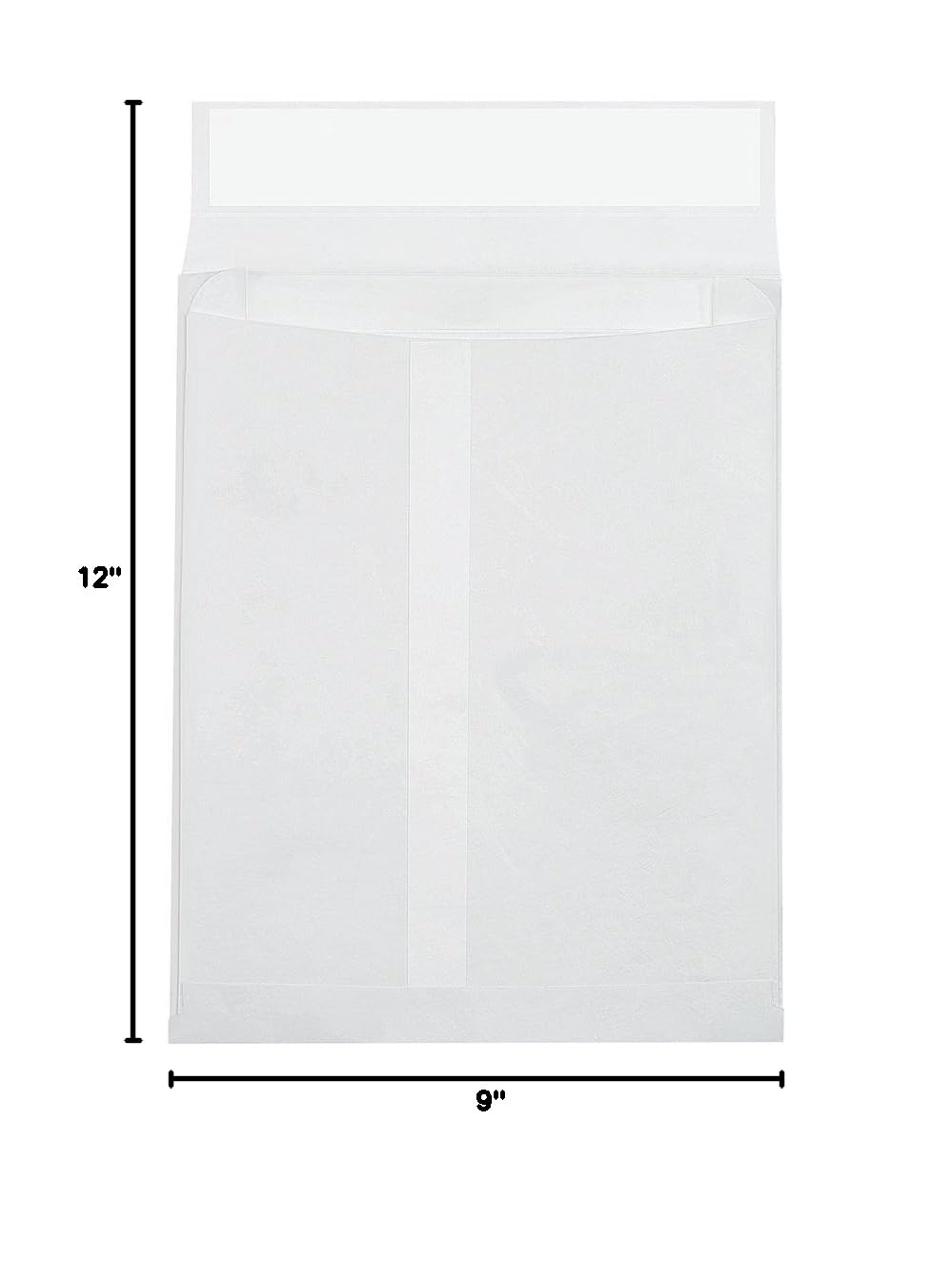 BTYE09122WE Tyvek Expandable Envelope, 9" x 12" x 2", White (Pack of 100)