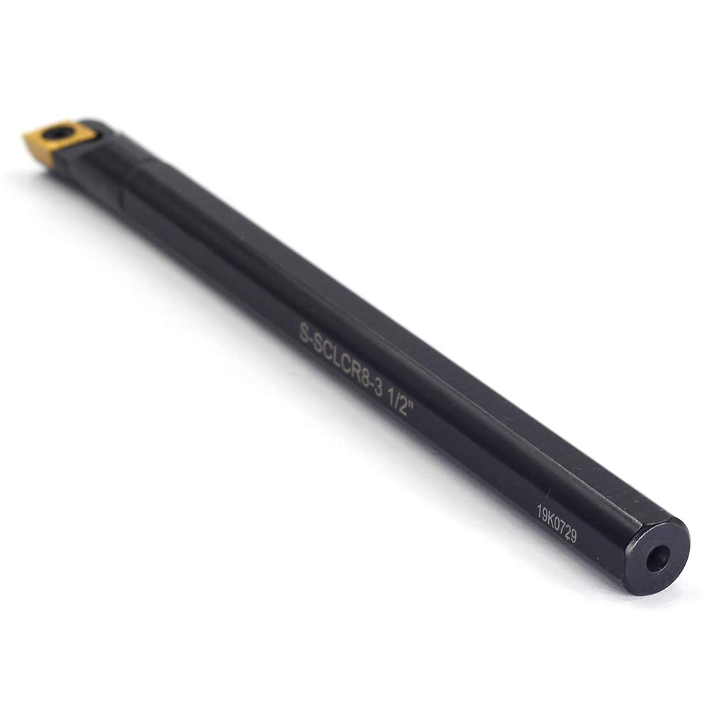 OSCARBIDE 1/2" x 7" Indexable Boring Bar SCLCR,Right-Hand