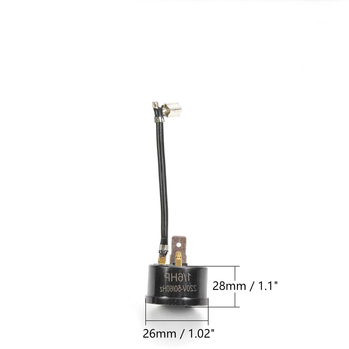 Bettomshin Refrigerator Thermal Overload Protector 1/6(HP) 125W Compressor Replacement Part3Pcs