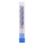 1/2" 4 Flute Solid Carbide Long Square End Mill, 4" OAL, AlTiN Coated
