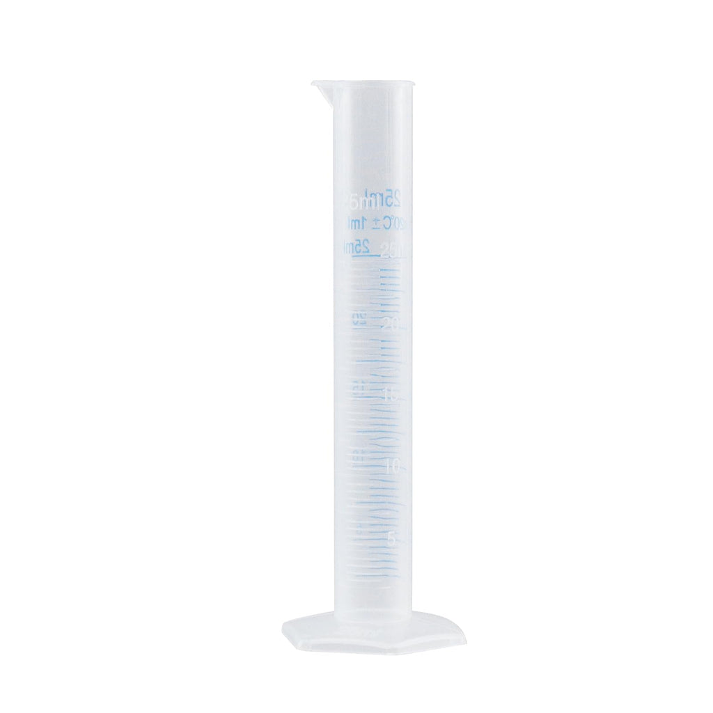 Geesatis 25ML Plastic Graduated Cylinder(10) and 2 ML(20) Plastic Droppers