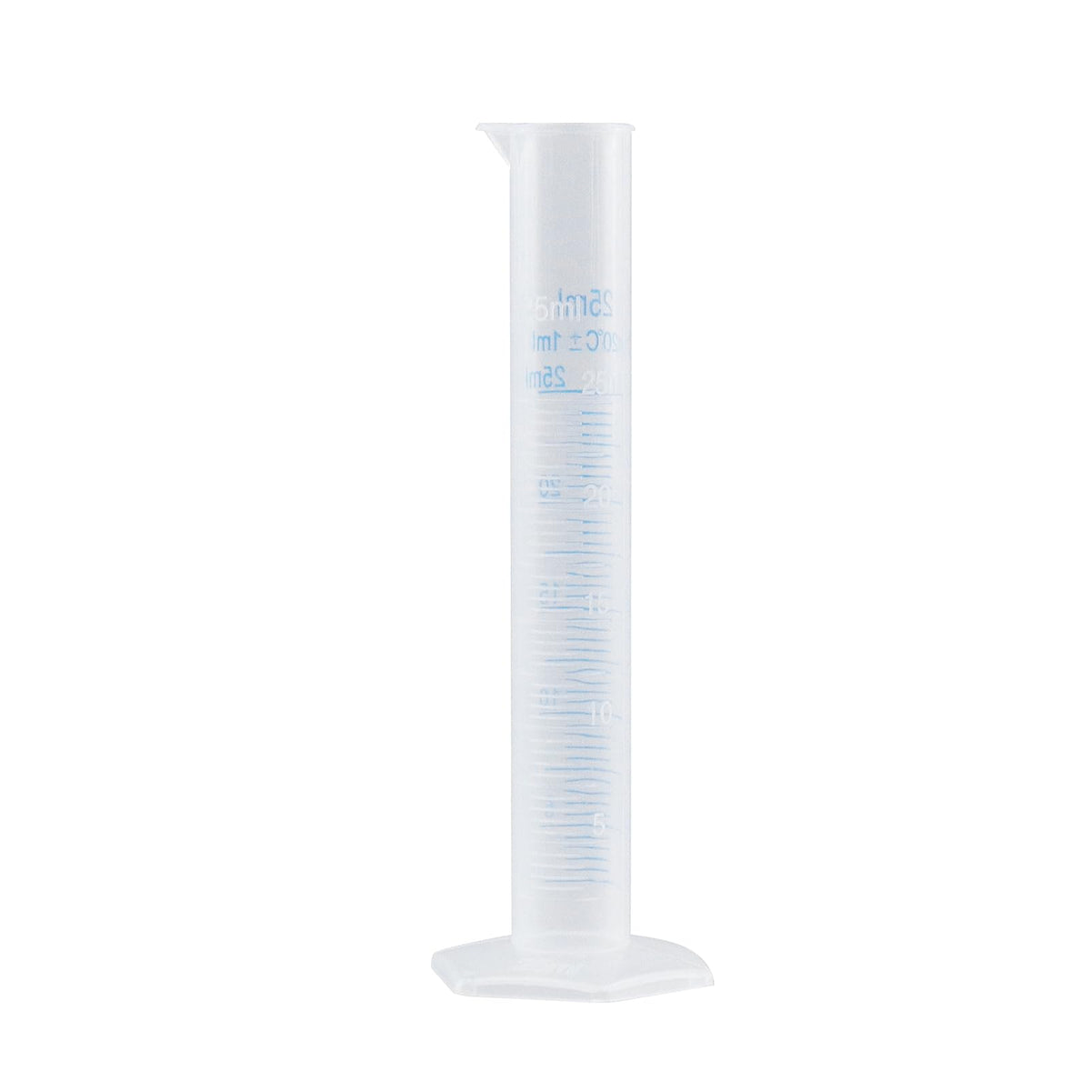Geesatis 25ML Plastic Graduated Cylinder(10) and 2 ML(20) Plastic Droppers