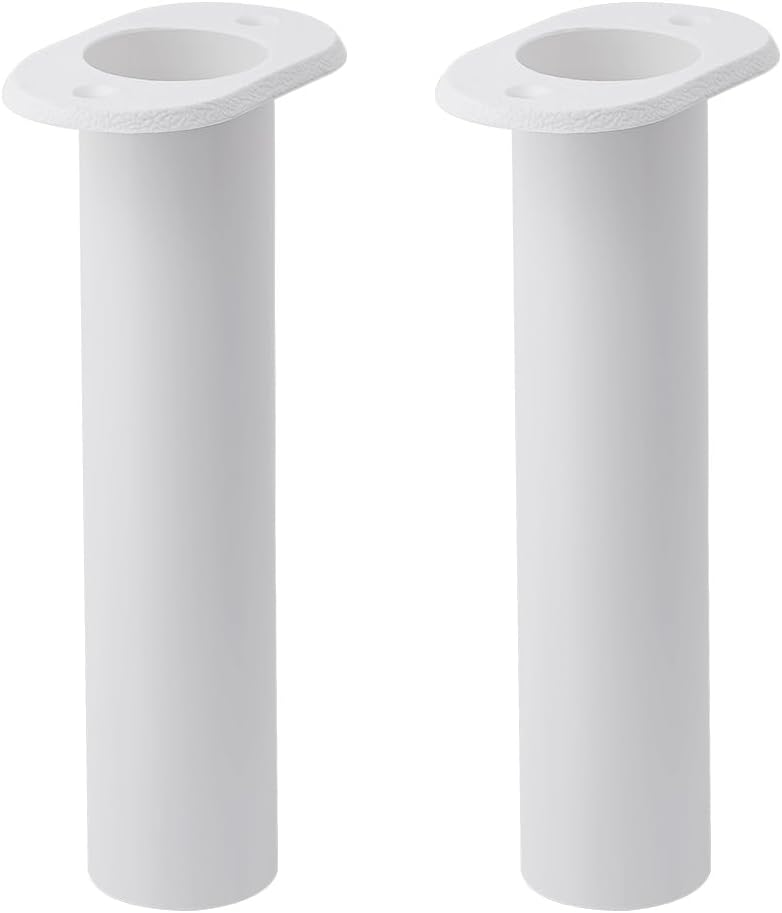 Fishing Rod Holder Plastic with UV 90 Degree Flush Mount 2PCS for Yacht and Boats