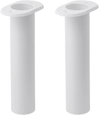 Fishing Rod Holder Plastic with UV 90 Degree Flush Mount 2PCS for Yacht and Boats