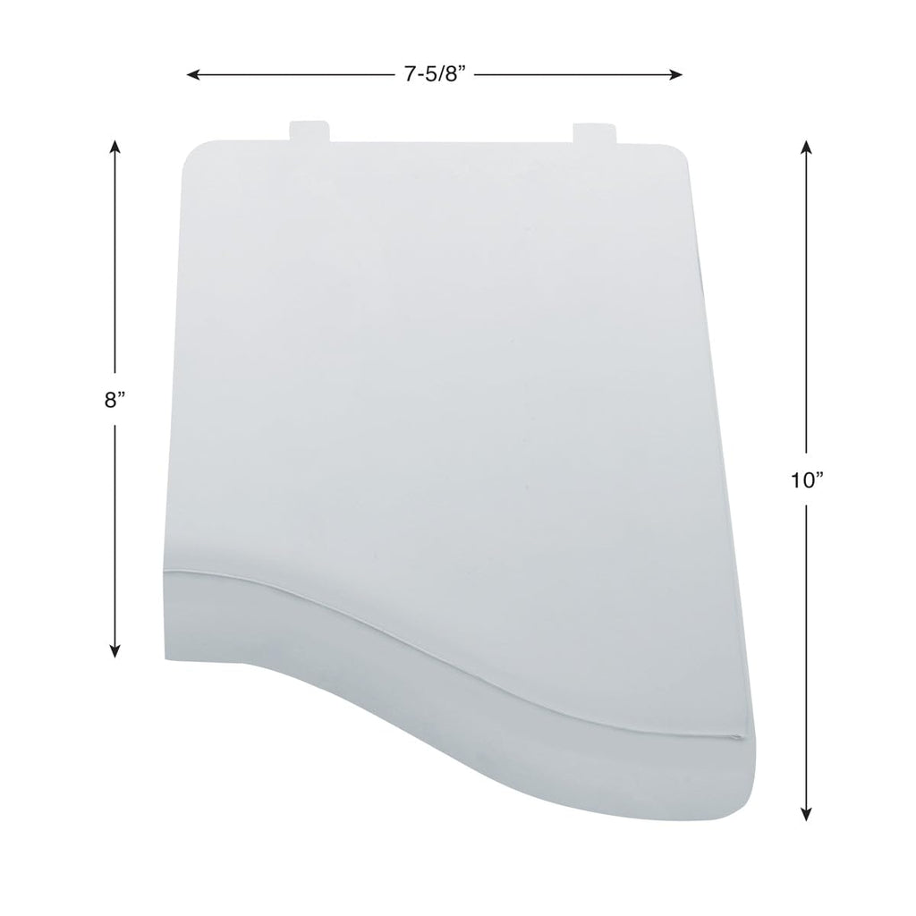Cabin Air Filter Door Compatible with Peterbilt, Chrome Plastic