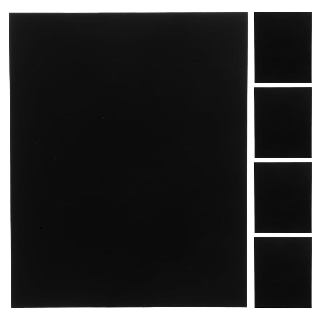 5Pcs Black Aluminum Sublimation Blanks for Engraving