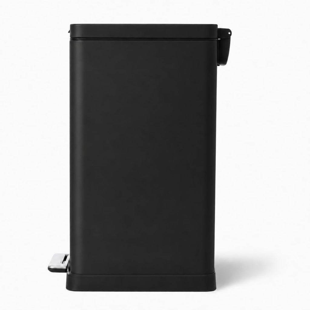 12 Gallon Kitchen Trash Can with Slim Fit Design