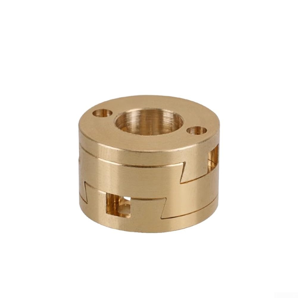 Brass Z-Screw Coupling for 3D Printer for t8 Screw 22mm Brass