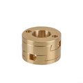 Brass Z-Screw Coupling for 3D Printer for t8 Screw 22mm Brass