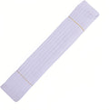 Premium 220cm/87 White Martial Arts Belt for Taekwondo Karate Judo - Double-Layered Cotton Core