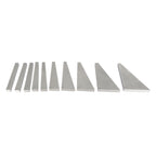 findmall 10 Pcs Accuracy Angle Machinist Block Set, 1-30 Degree Angle