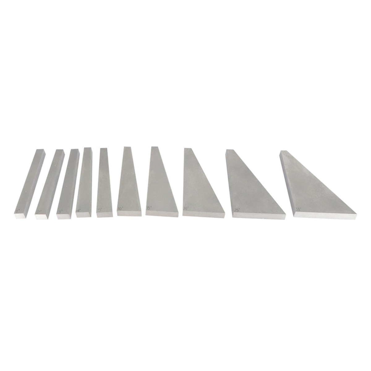 findmall 10 Pcs Accuracy Angle Machinist Block Set, 1-30 Degree Angle