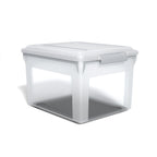 Store & Slide Plastic File Box, Latching, Letter/Legal, 2/Pk