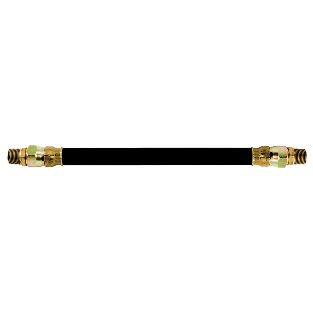 1/2" AIR HOSE ASSEMBLY - 66" - 3/8"-18 (1 FIXED & 1 SWIVEL) - MAX OP 225 psi