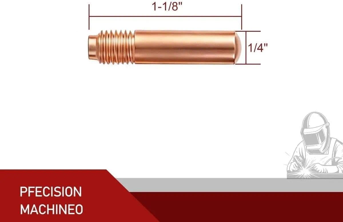 100pk MIG Welding Contact Tips 000068 0.35"