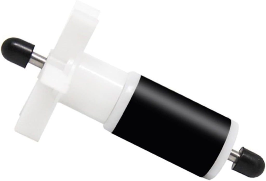 Submersible Water Pump Impeller Shaft with Plastic Housing & Porcelain Shaft for Intex Pure-Spa, Replacement Rotor for Efficient Circulation, Fits Spa & Pool Systems, Sizes A B C D E, Black & White(C)