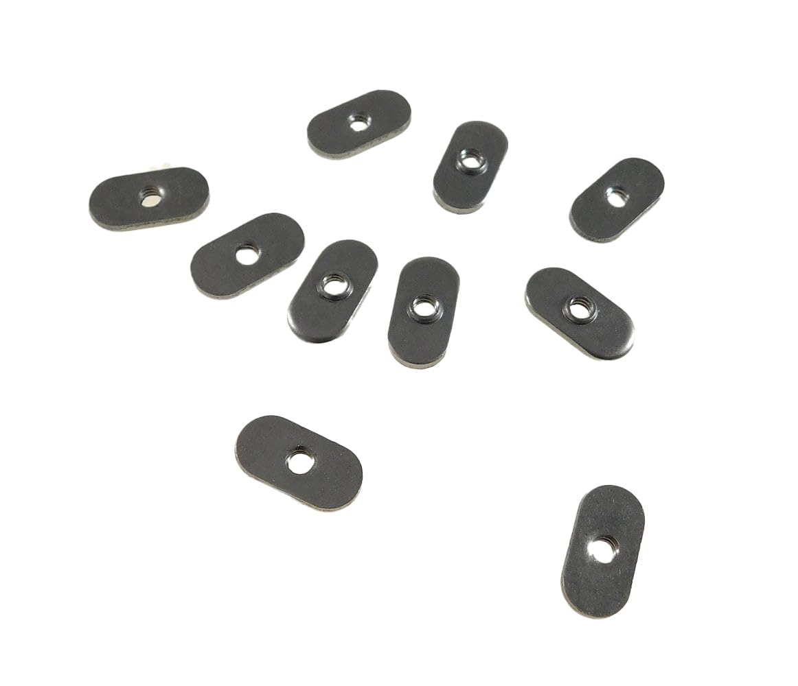 10 Pack 10-32 Spot Weld Nuts - Double Tab - ND 1714