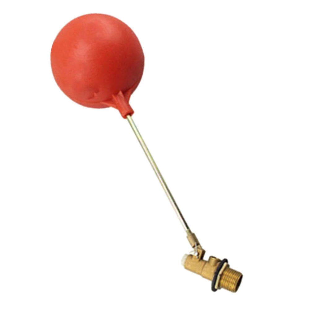 Water Tank Float Valve Floating Ball Valve Auto Fill Shut Off Switch Brass Float Valve for Stock Tank Pool Pond Aquariums, 1.5inch DN40