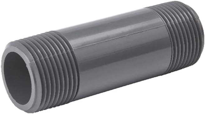 BK Products Schedule 80 1 in. MPT x 6 in. L PVC Nipple