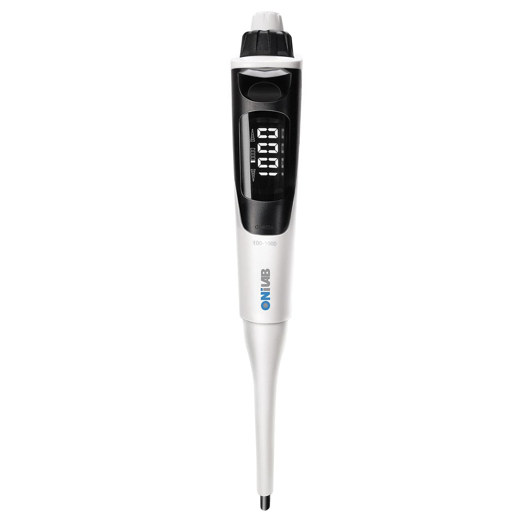 Electric Single Channel Pipette, Adjustable Micropipette 100-1000μL