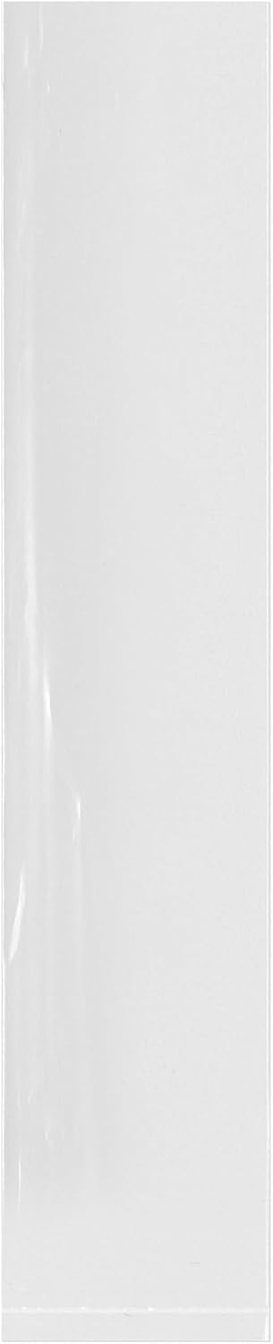 2 x 10 inch, 2 Mil Flat Open Clear Poly Bags (Pack of 100)