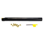 OSCARBIDE 1"x12" Indexable Boring Bar S16T-SCLCR3 Right-Hand 10 Inserts