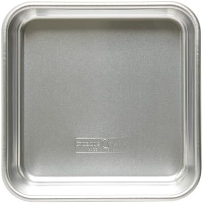 Natural Aluminum Commercial Square Cake Pan, 9 x 9