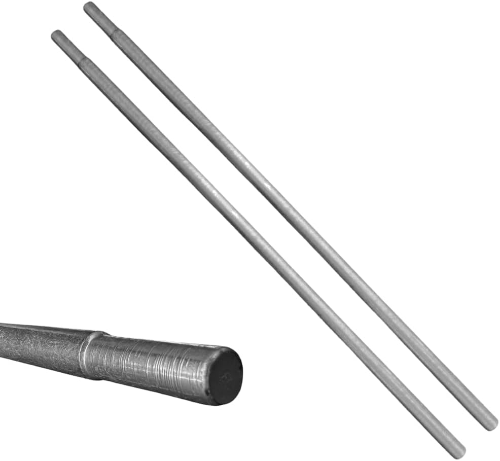 Garage Door Torsion Spring Winding Bars, 18 in Solid Steel Repair Tool Set
