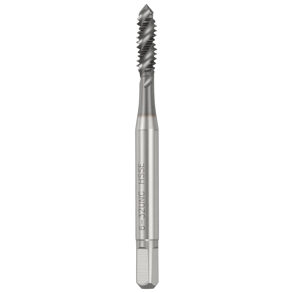 6-32 UNC Spiral Flute Thread Tap M35 High Speed Steel TICN
