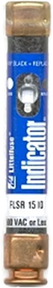 LITTELFUSE FLSR-15 15 AMP, 600 VAC, Class RK5, Current LIMITING, Dual Element, TIME DELAY Fuse