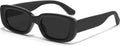 Retro Rectangle Kids Sunglasses 90’s Vintage Fashion Narrow Square Frame Glasses Shades for Girls Boys UV Protection
