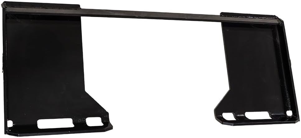 3/8" Cut-Out Skid Steer Attachment Mount Plate Compatible with Kubota, Bobcat, and Deere - 7,000 lbs WLL Weld-On